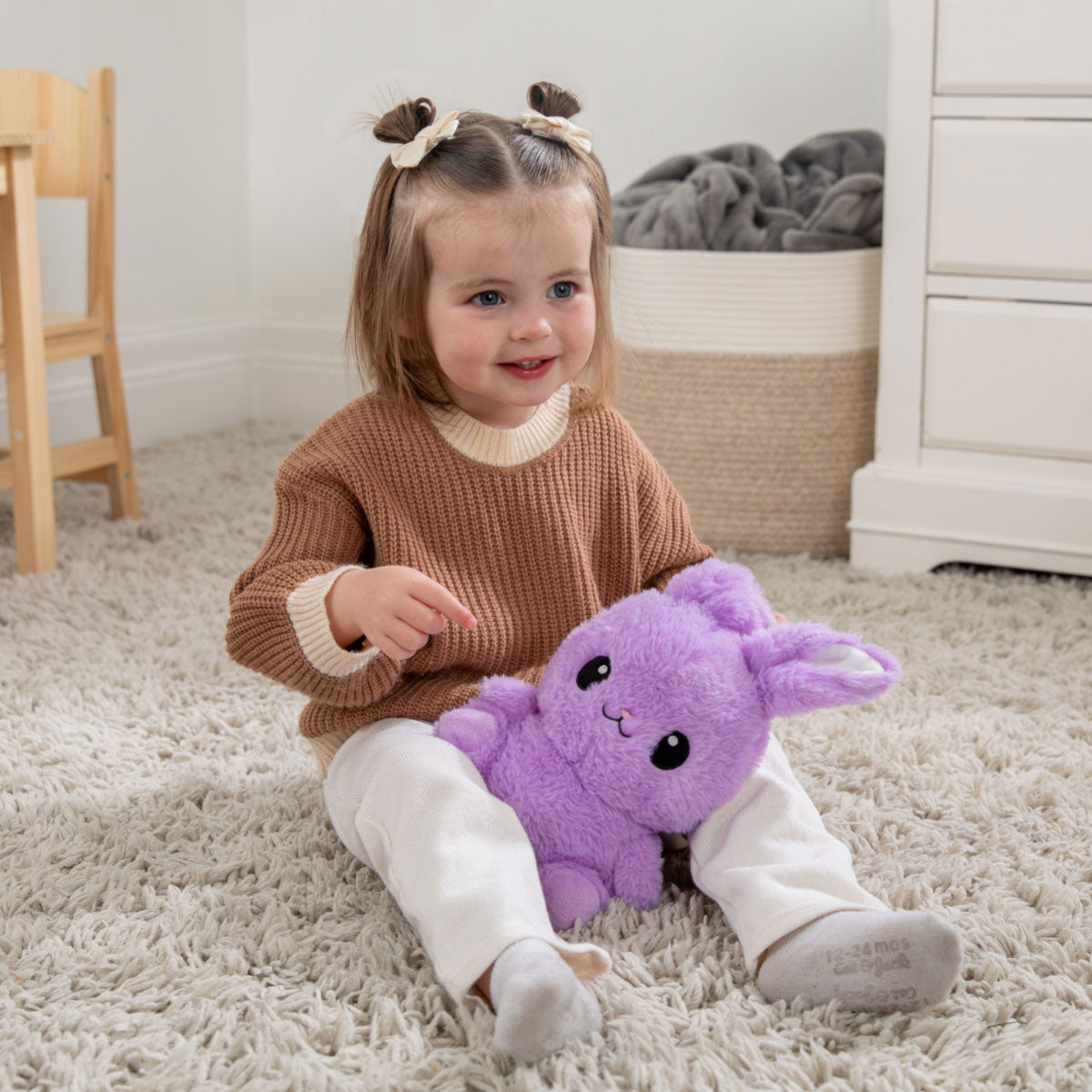 Boppsy Purple Bunny Warm Pals