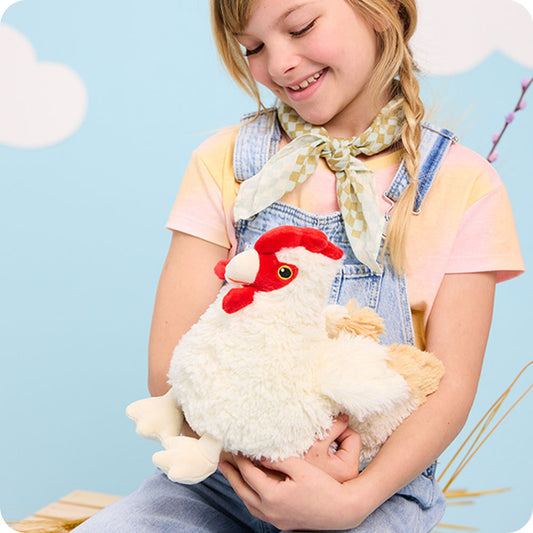 Warmies Chicken Hen Weighted Plush - Large