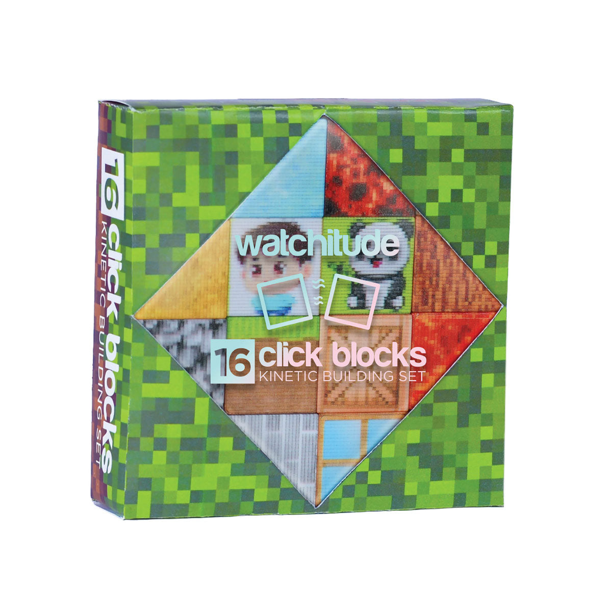 Watchitude Click Blocks Kinetic Building Set - 16 pieces
