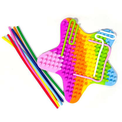 Watchitude Silly Tubes Silicone Sensory Toys - Star Shape