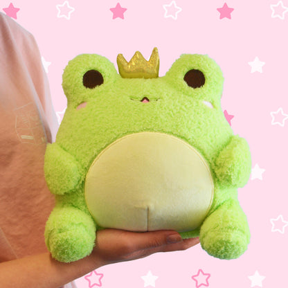 Wawa the Prince frog plush by Cuddle Barn.