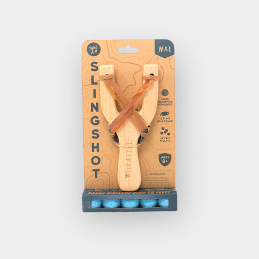 Wild Life Adventures Take Aim Beechwood Slingshot + Felt Pellets