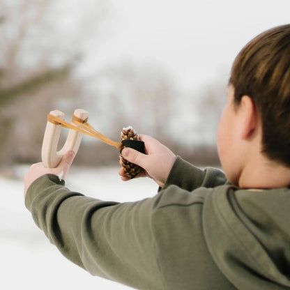 Wild Life Adventures Take Aim Beechwood Slingshot + Felt Pellets