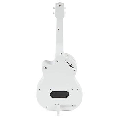 Wireless Express Rock Star Karaoke-Guitar Speaker & Microphone Combo - White