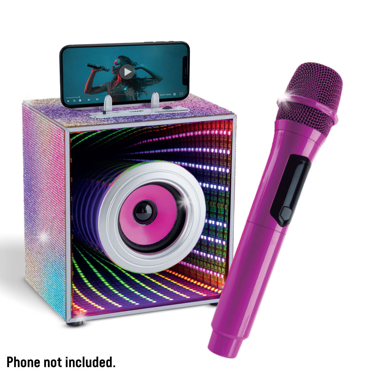 Wireless Express Infinity Lights Pop Star Karaoke Set from Trend Tech