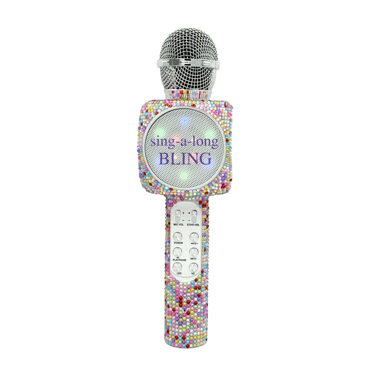 Wireless Express Sing-Along-Bling Confetti Karaoke Microphone