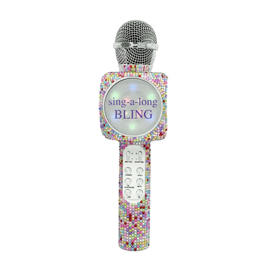 Wireless Express Sing-Along-Bling Confetti Karaoke Microphone