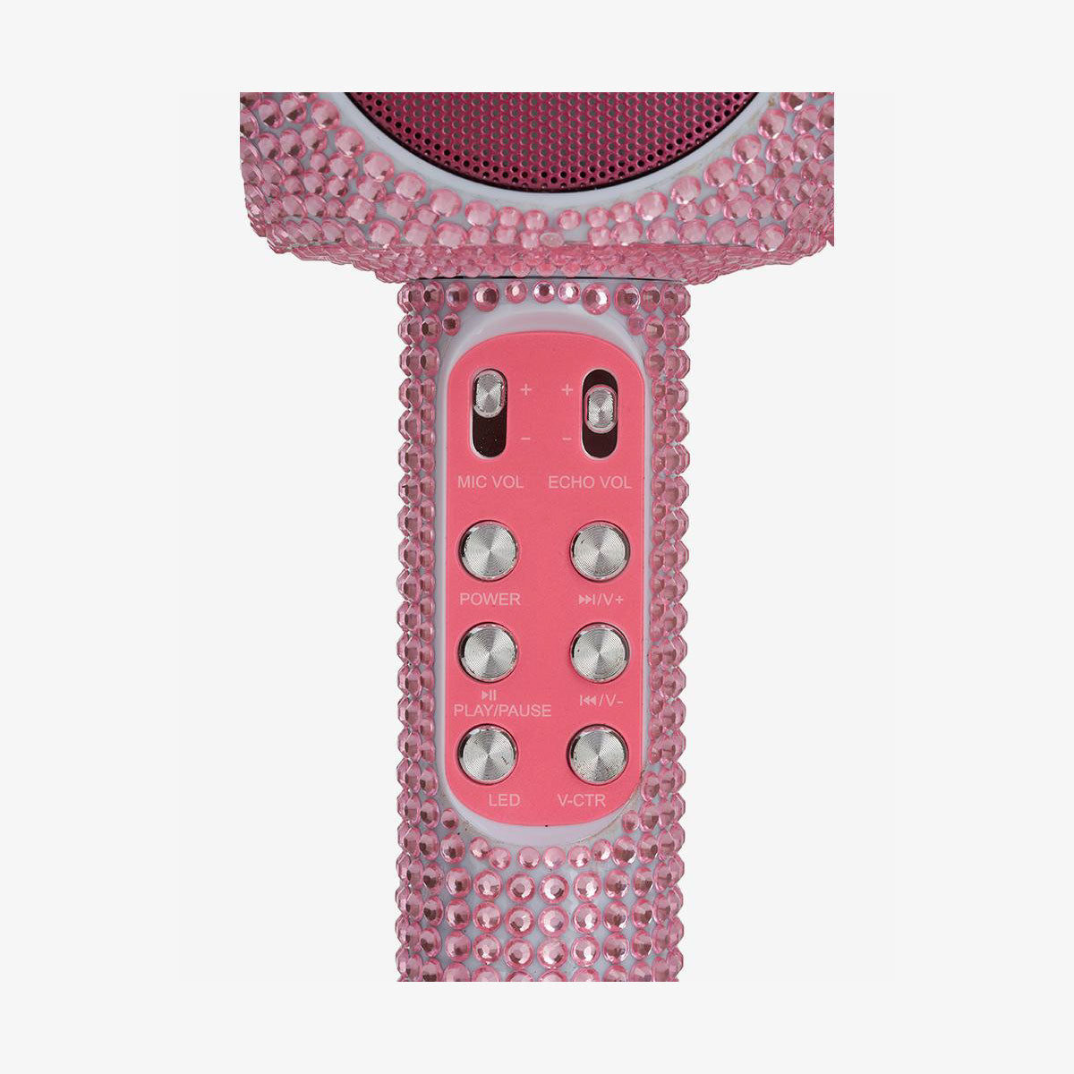 Wireless Express Sing-Along-Bling Pink Karaoke Microphone