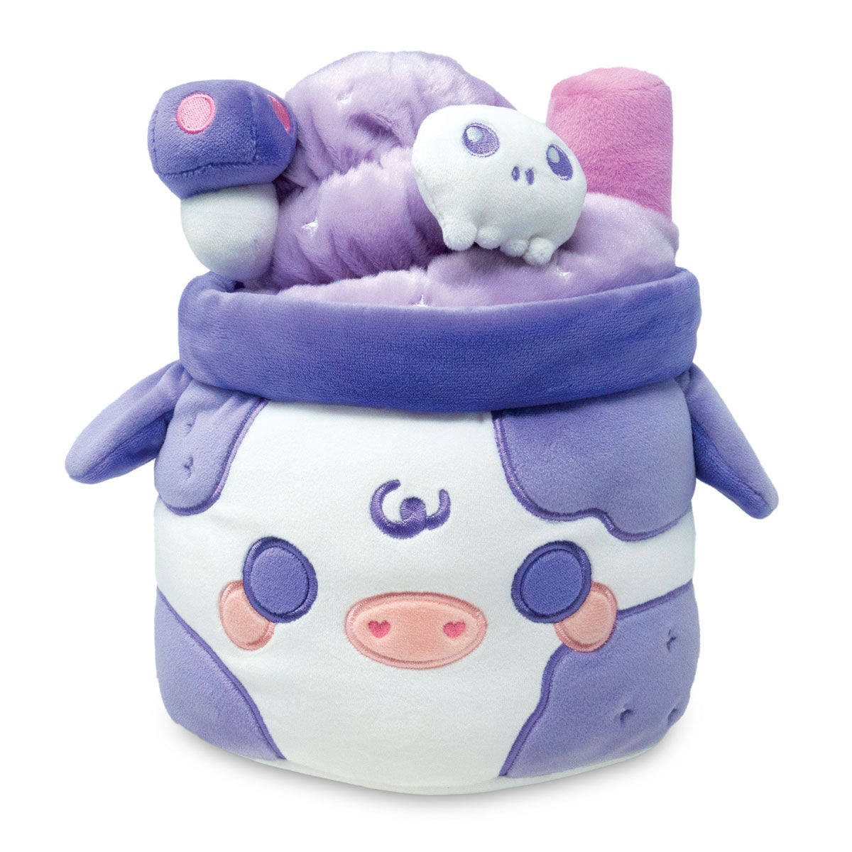 Purple and white Witchy Brew Mooshake 11" by Cuddle Barn.