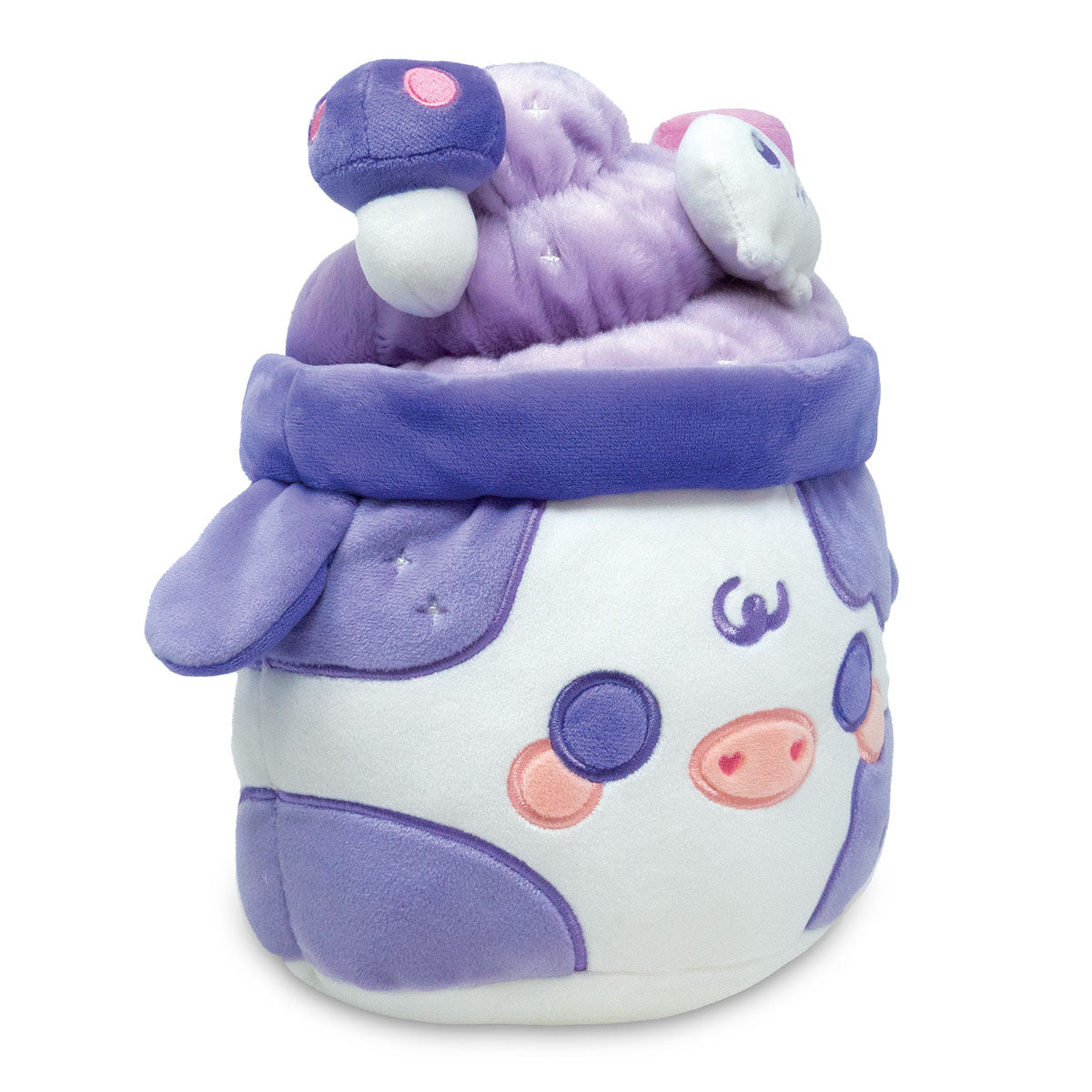 Purple and white Witchy Brew Mooshake 11" by Cuddle Barn.