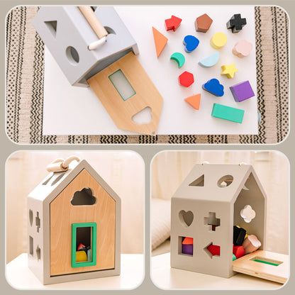 Wonder & Wise Hip Shape Wood Sorter
