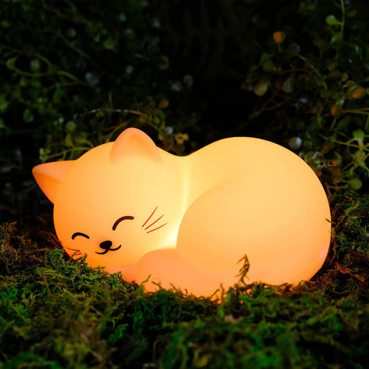 World of Mushi Ambient Sleeping Cat Lamp