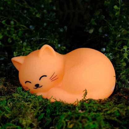 World of Mushi Ambient Sleeping Cat Lamp