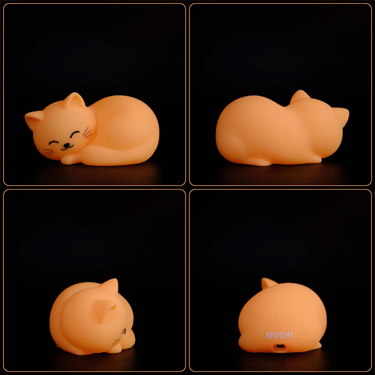World of Mushi Ambient Sleeping Cat Lamp