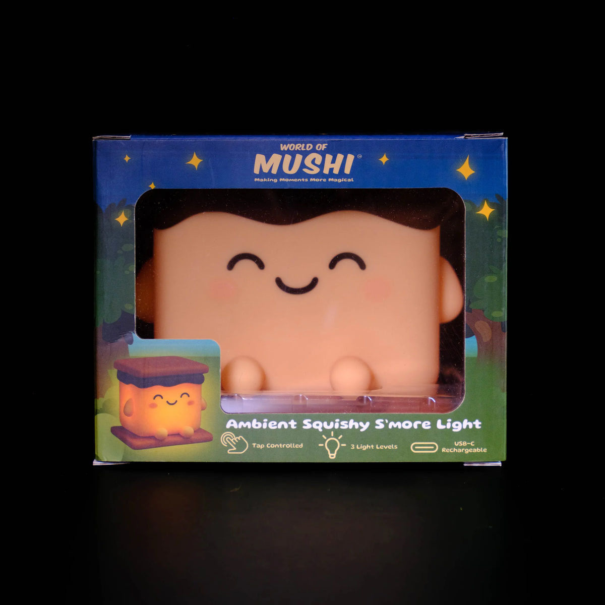 World of Mushi Ambient S'mores Lamp