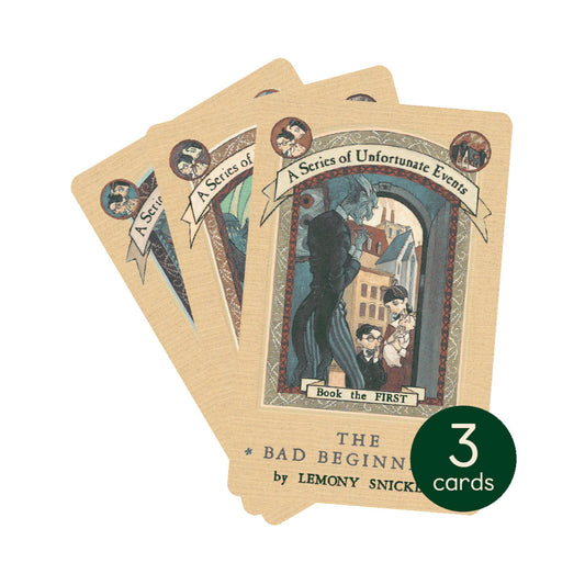 Yoto The Trouble Begins: A Collection of Unfortunate Events 3 Card Pack