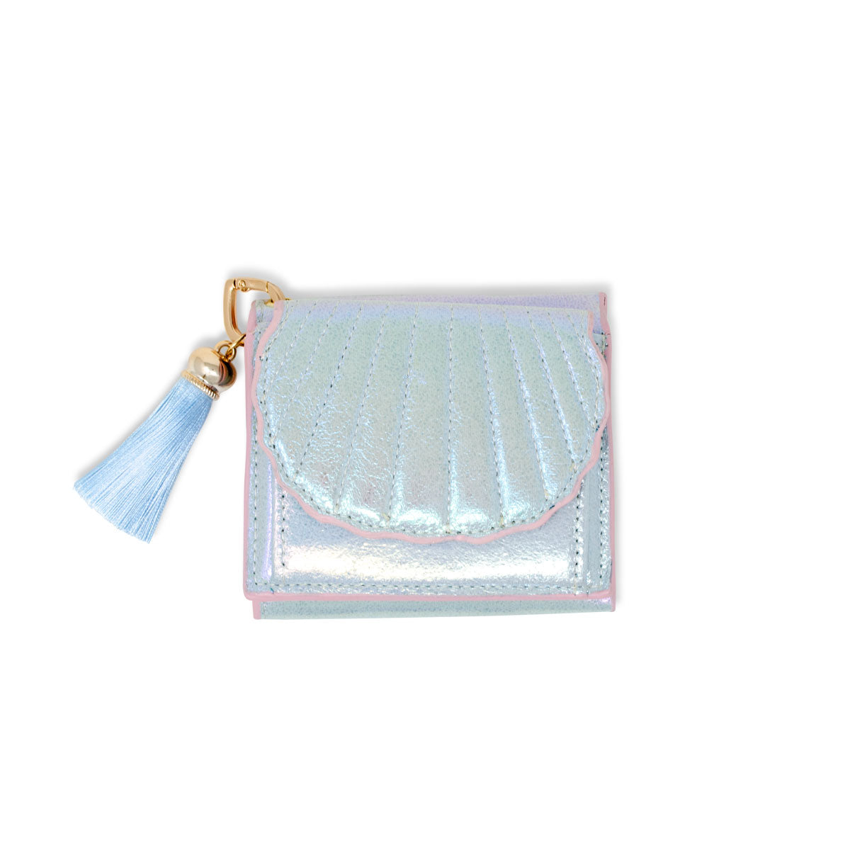 Blue Tiny Treasures Seashell Coin Purse