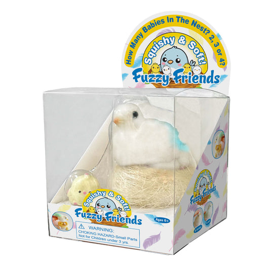 Fuzzy Friends Bird with Babies