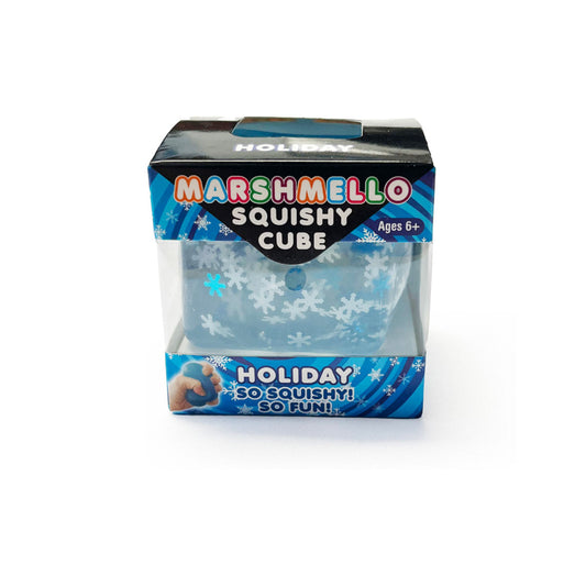 Marshmello Snowflake Holiday Cube