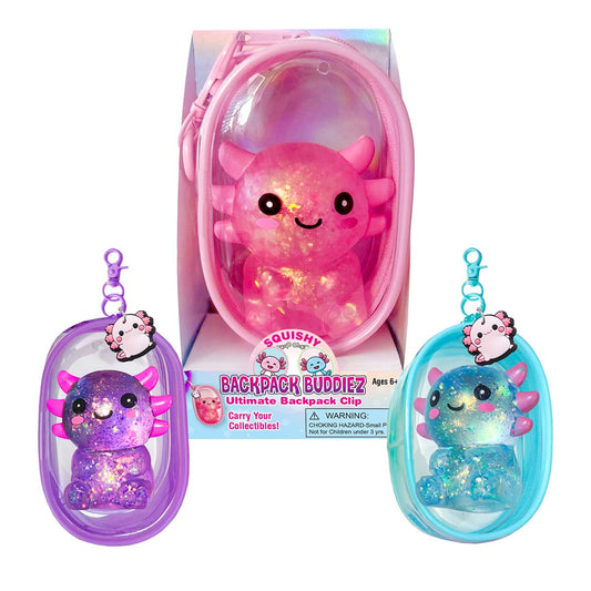 Squishy Ultimate Backpack Clip - Axolotl
