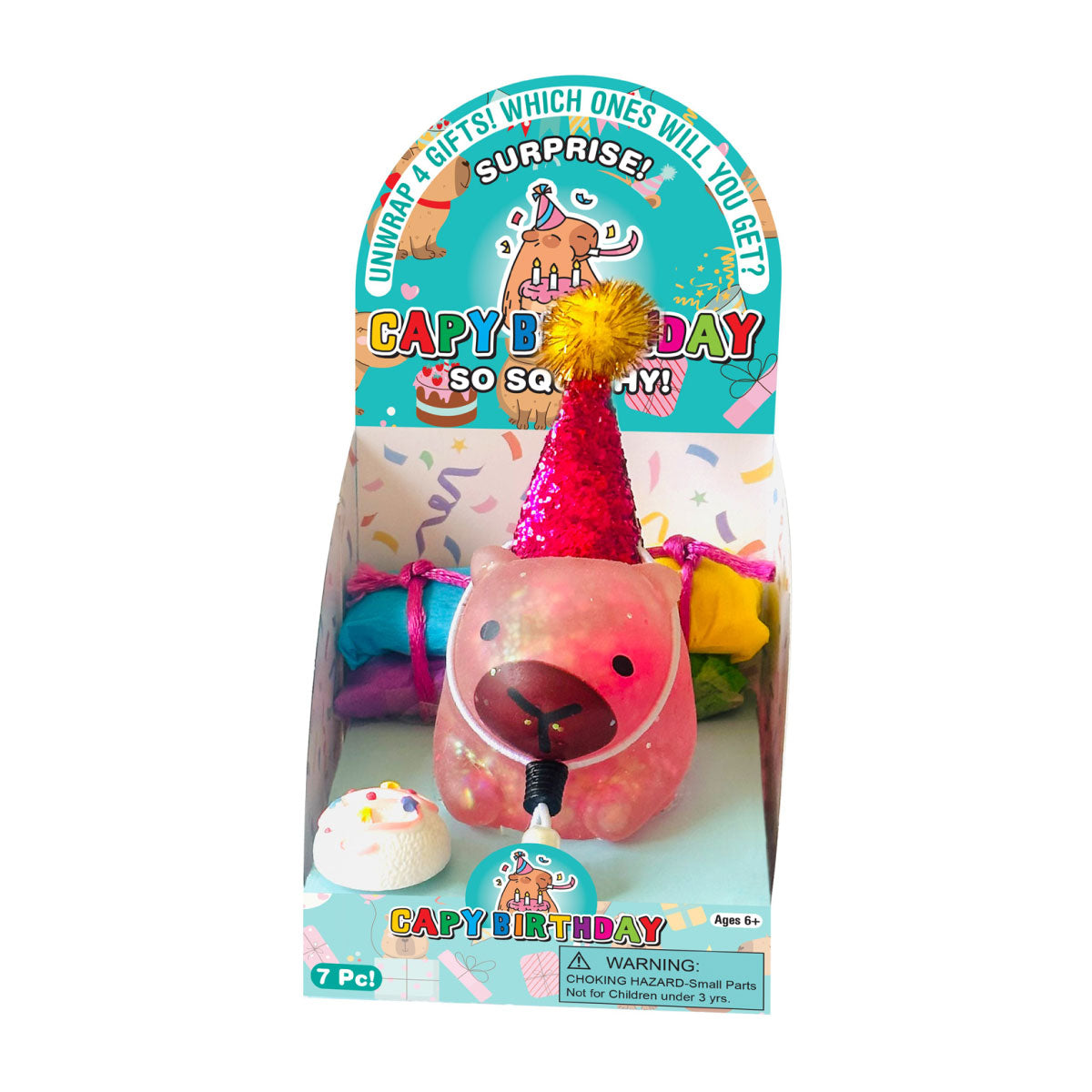 Zorbitz Surprise! Capy Birthday Squishy Fidget