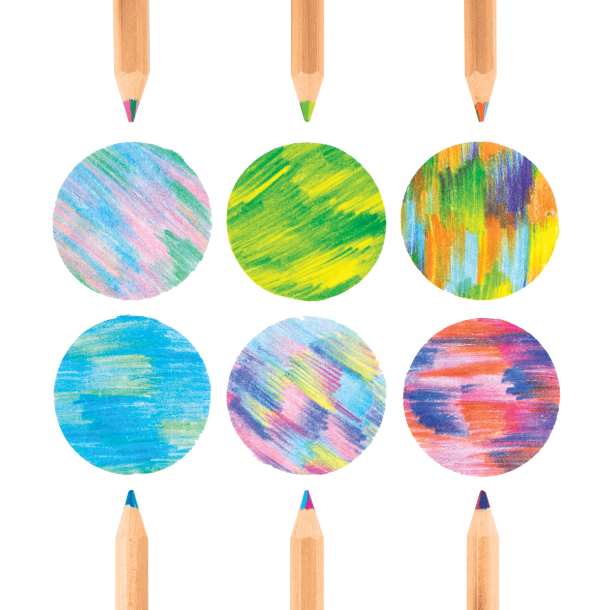 Ooly Kaleidoscope Colored Pencils set of 6