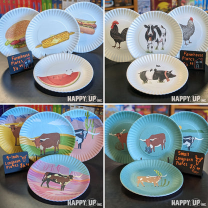 One Hundred 80 Degrees Farmhouse “Paper” Plates - In Store Only
