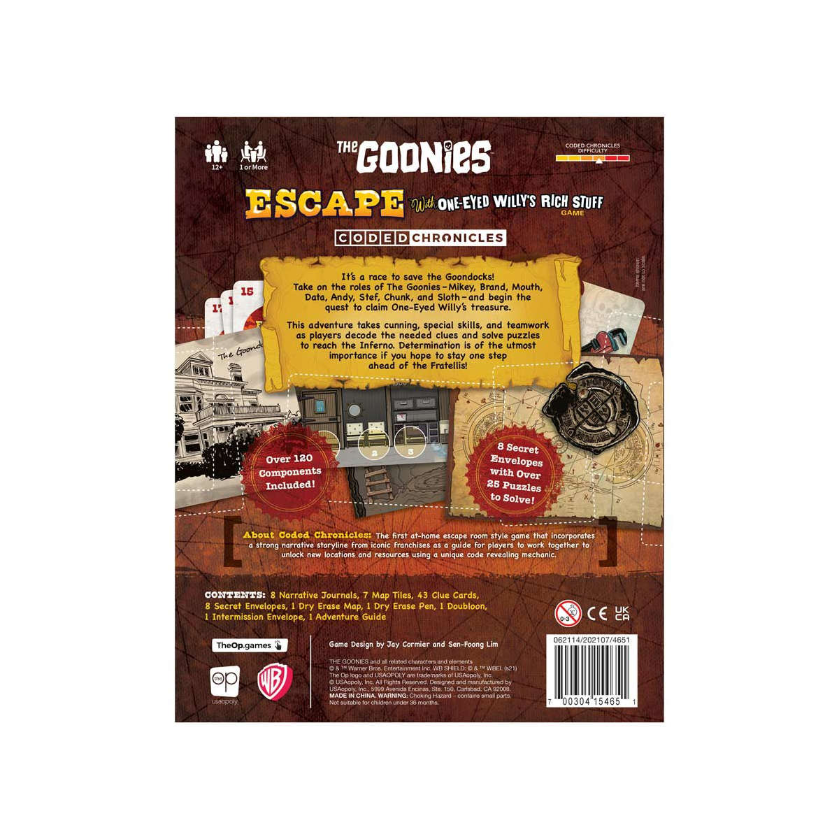 Coded Chronicles: The Goonies Escape with One-Eyed Willy by USAOpoly