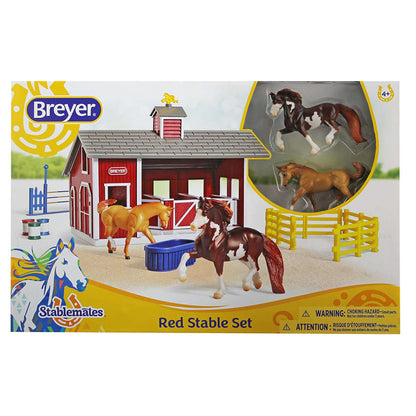 Breyer Red Stable Playset
