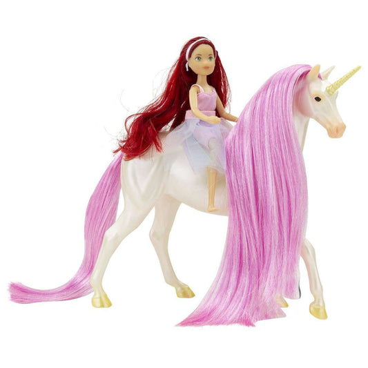 Breyer Magical Unicorn Sky and Fantasy Rider