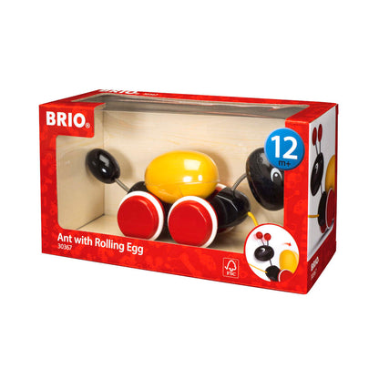 Brio Ann with Rolling Egg Pull Along