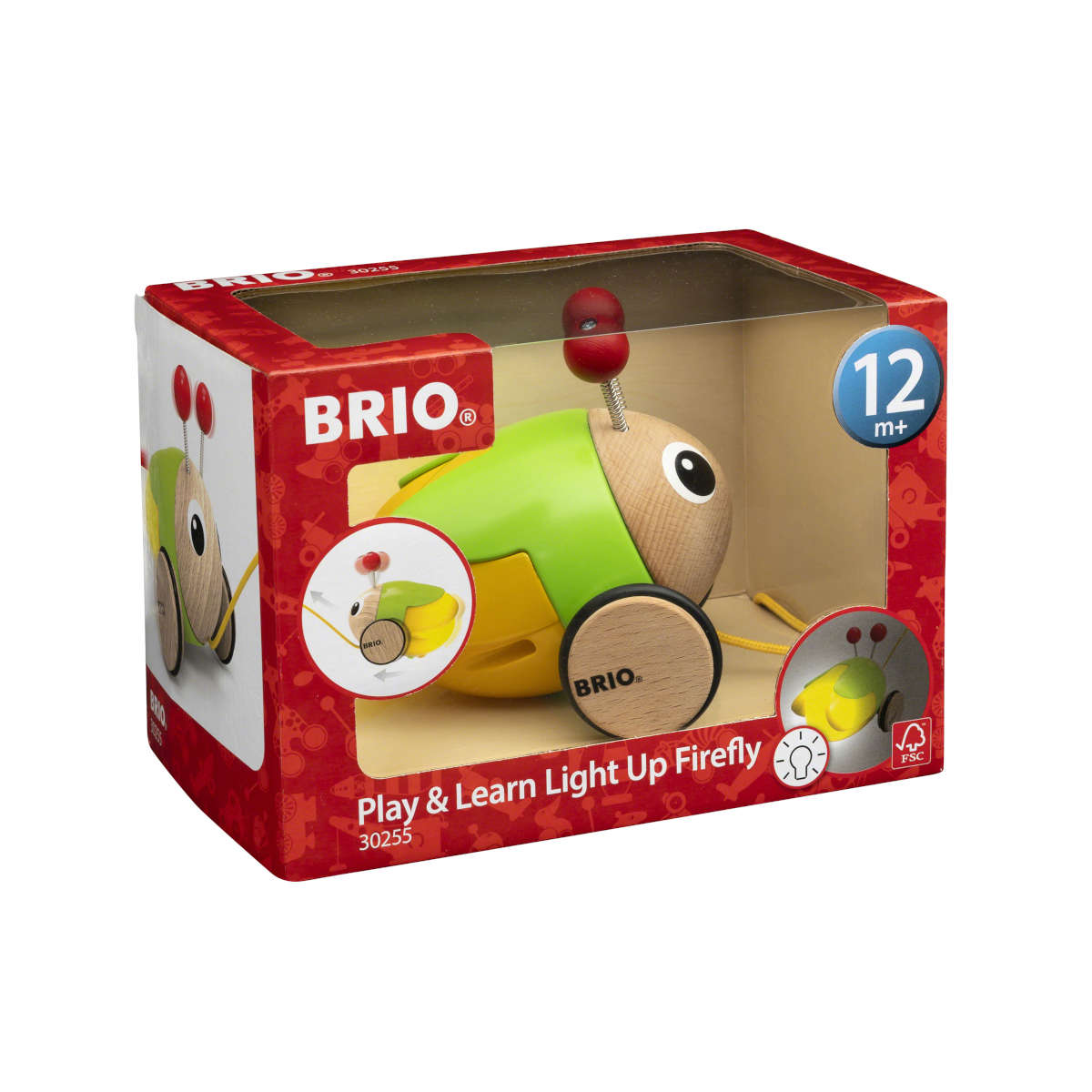 Brio Play & Learn Pull Along Firefly