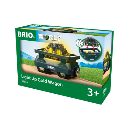 Brio Light Up Gold Wagon