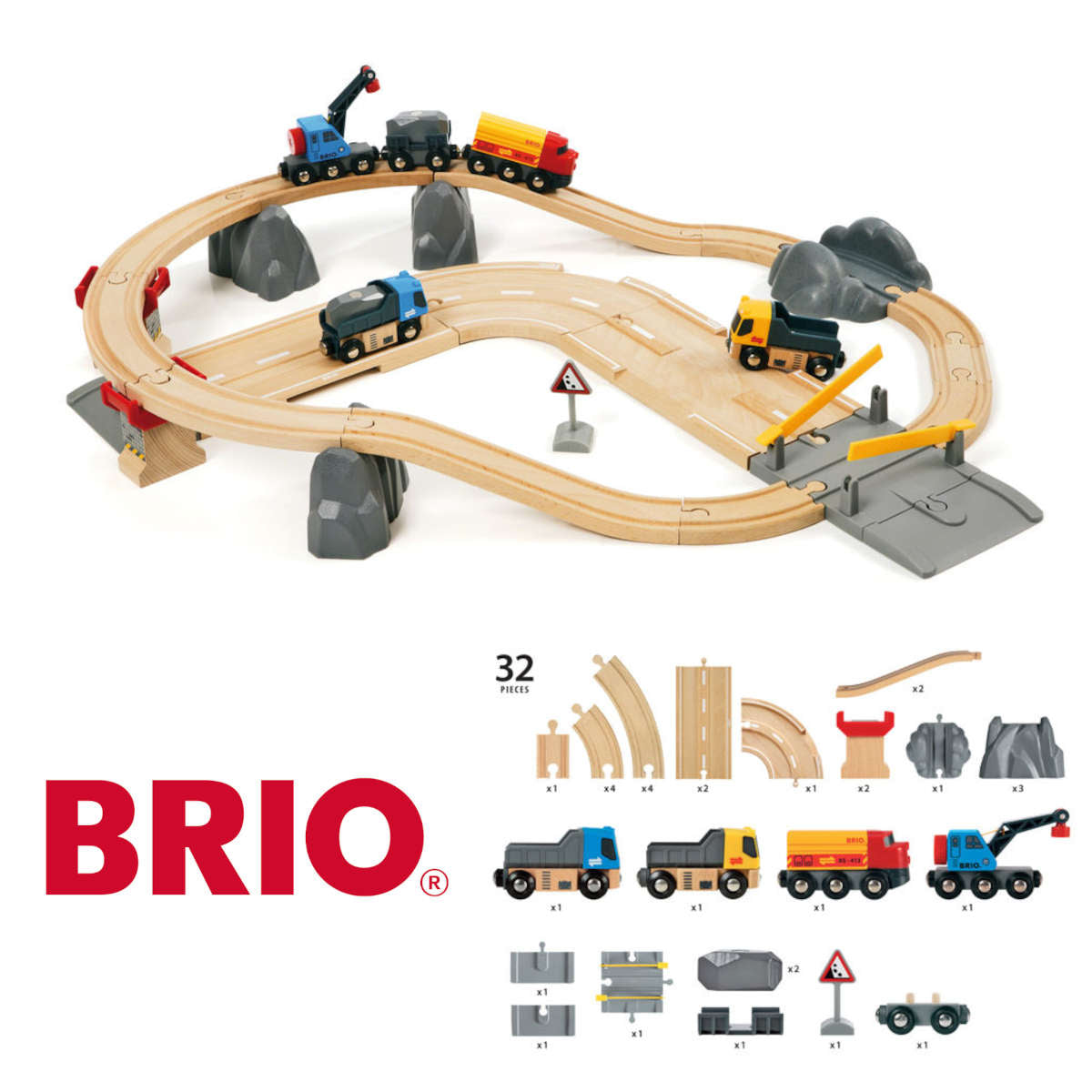 Brio Rail & Road Loading Set
