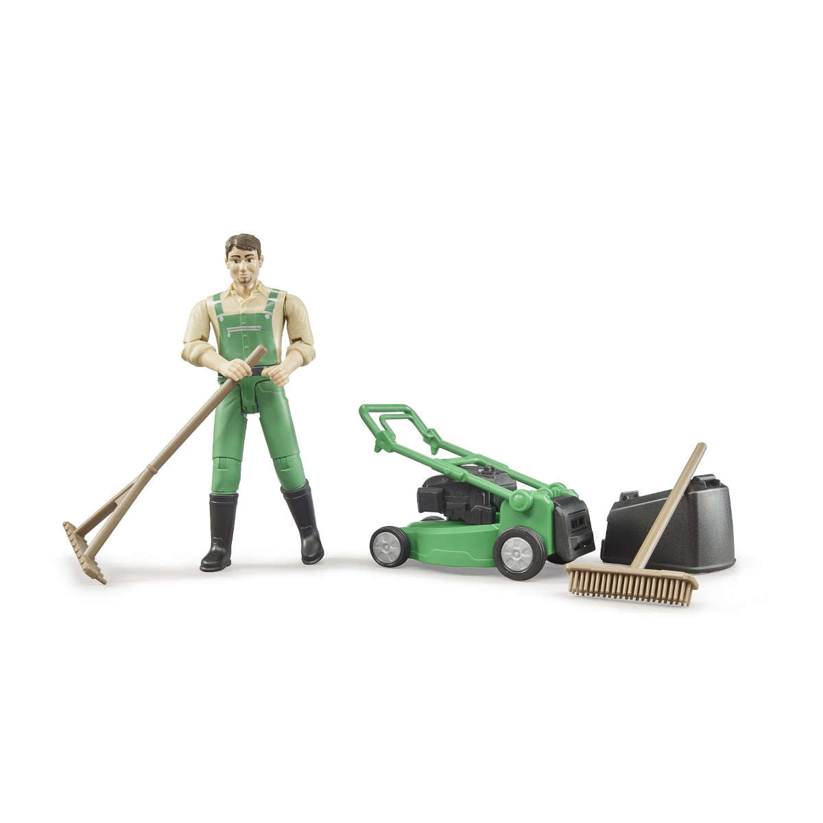 Bruder BWorld Gardener with Lawnmower and Equipment