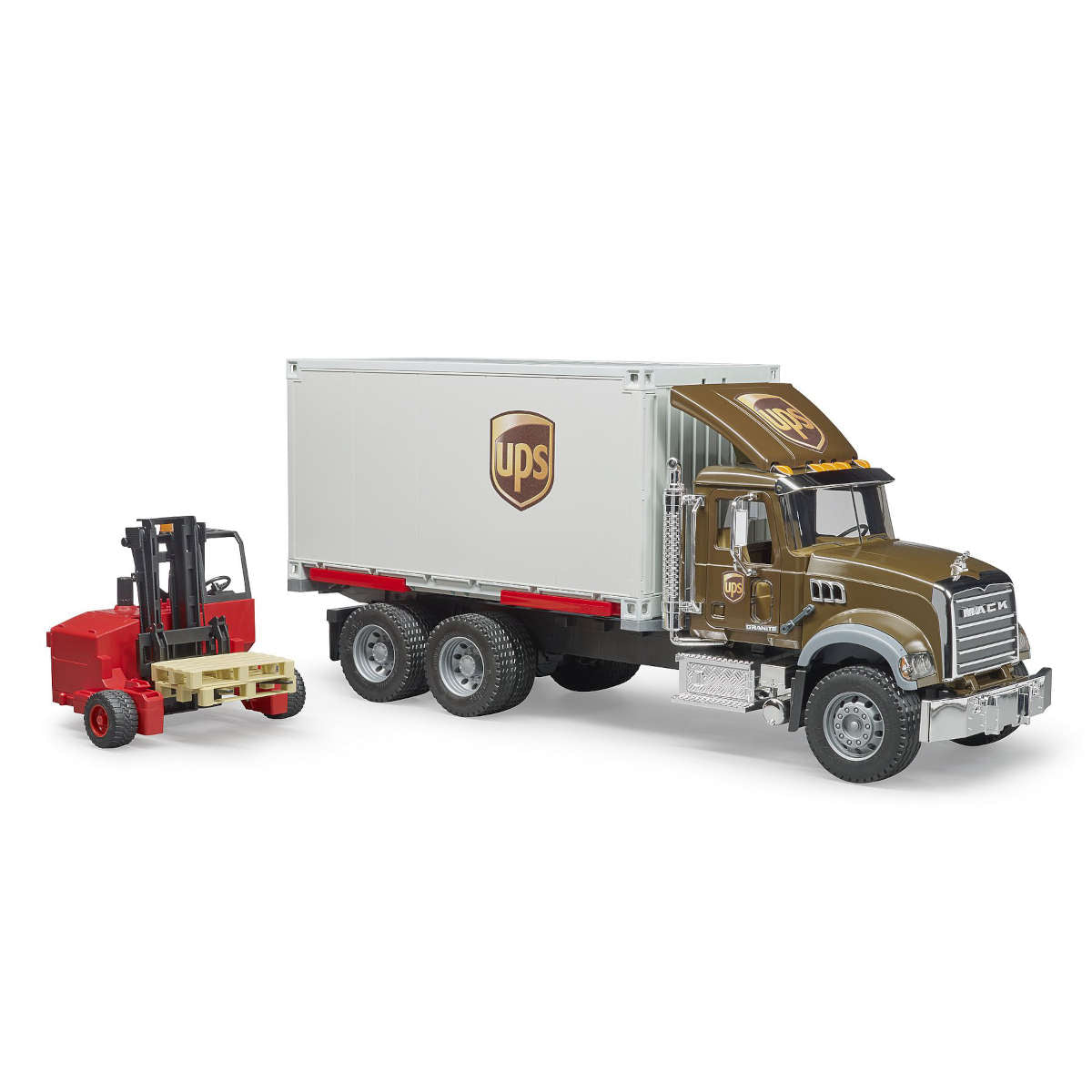 Bruder MACK Granite UPS Logistics Truck