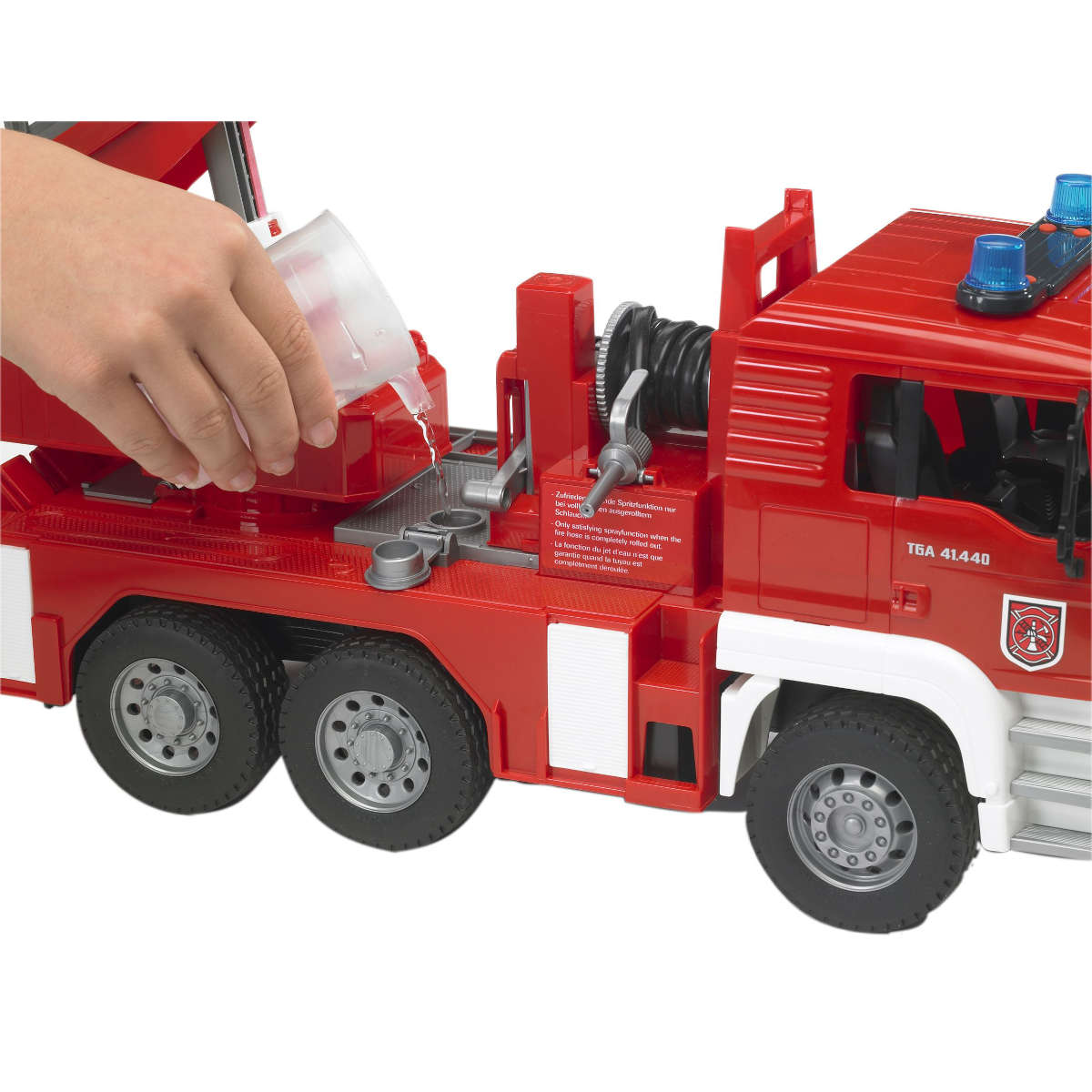 Bruder MAN Fire Engine with Water Pump, Lights & Sound