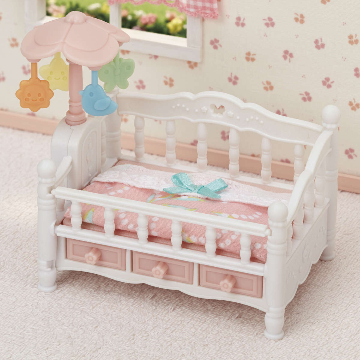Calico Critters Crib with Mobile