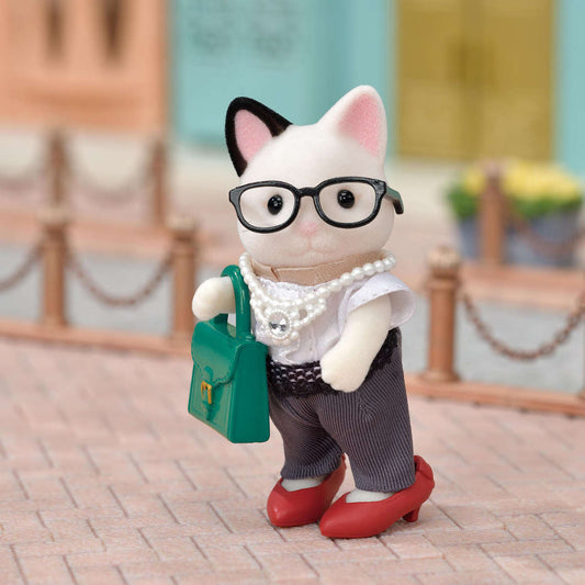 Calico Critters Fashion Play Set Town Series Tuxedo Cat