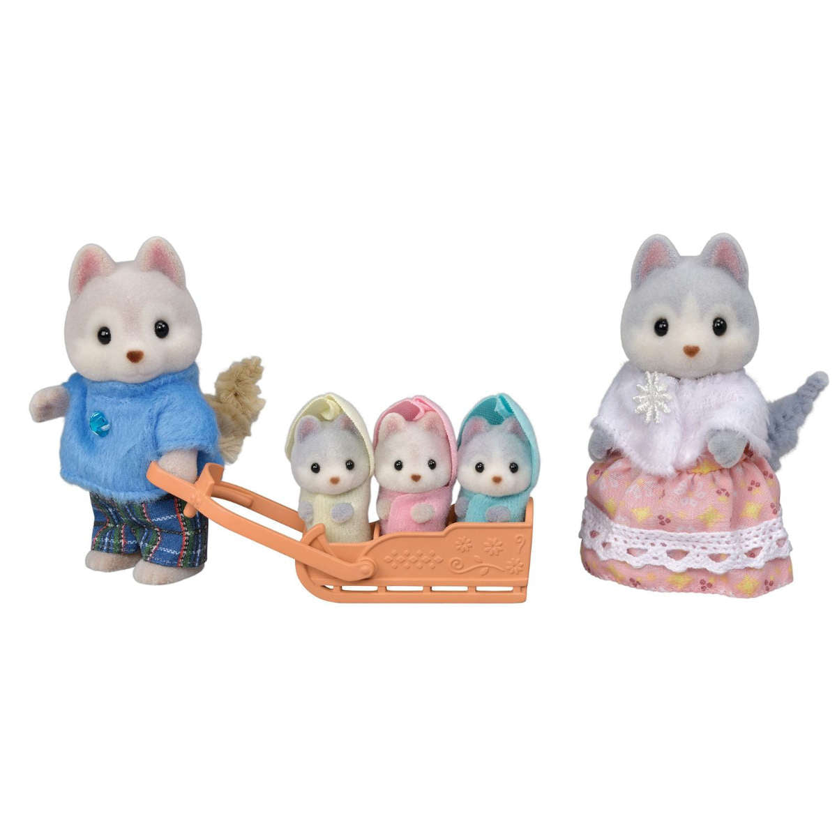 Calico Critters Husky Family 