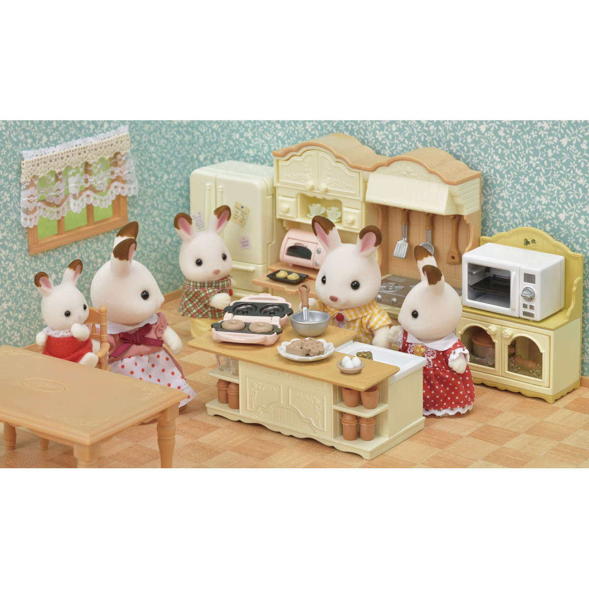 Calico Critters Kitchen Island Set