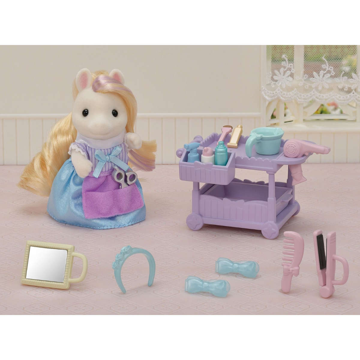 Calico Critters Pony's Hair Stylist Set