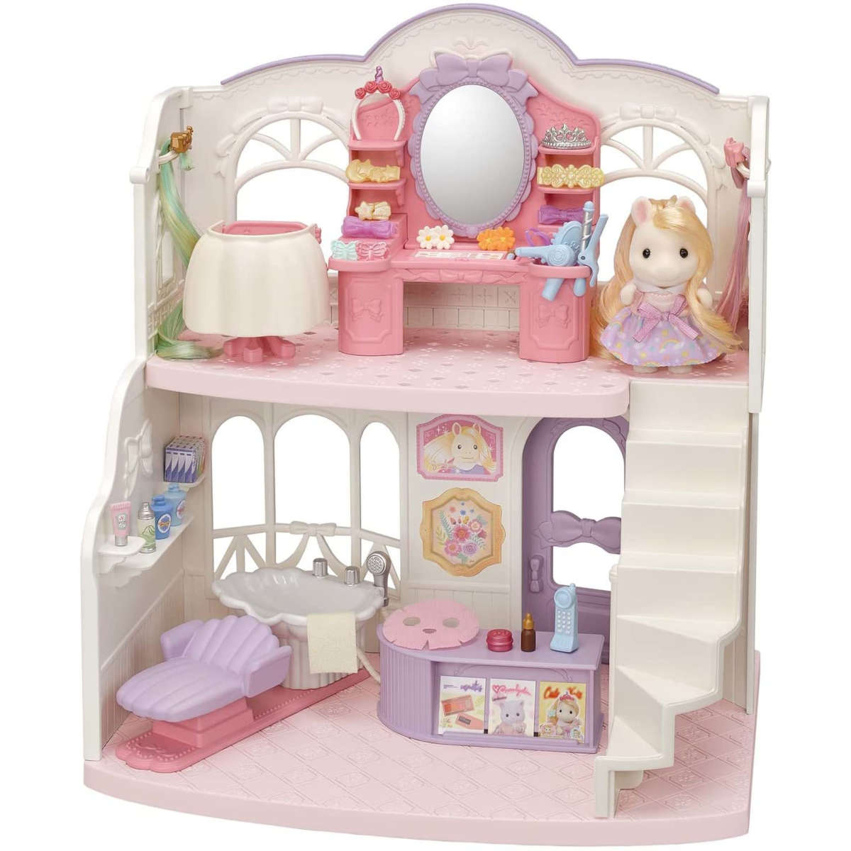 Calico Critter Pony's Stylish Hair Salon Set