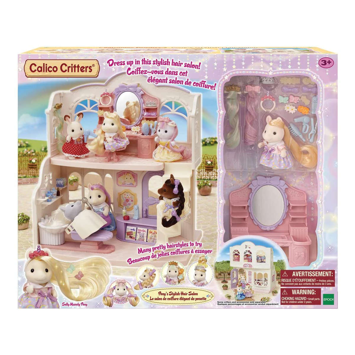 Calico Critter Pony's Stylish Hair Salon Set