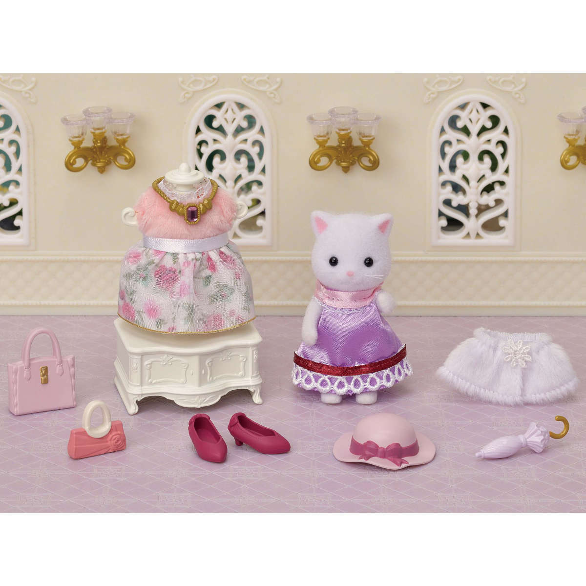 Calico Critters Town Series Fashion Play Set Persian Cat