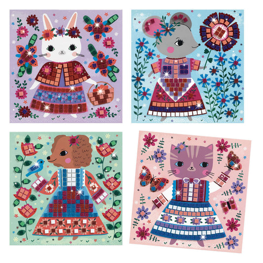 Djeco Lovely Pet Sticker Mosaic Craft Kit