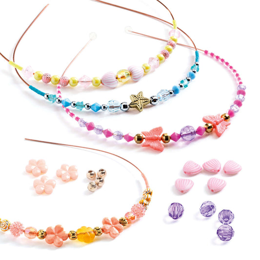 Djeco Precious Beads Headband Craft Kit