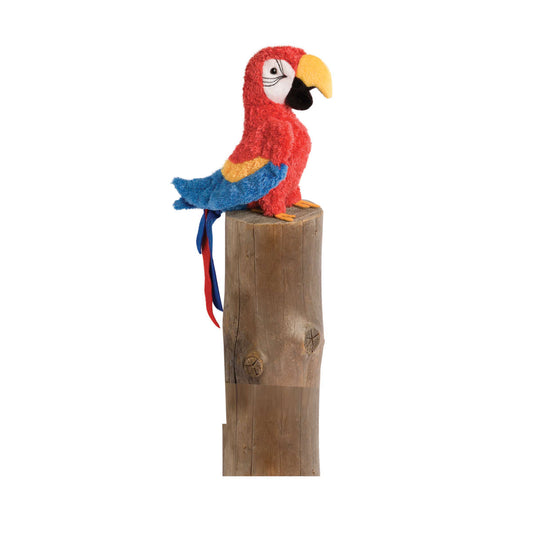 Gabby the Red Parrot by Douglas