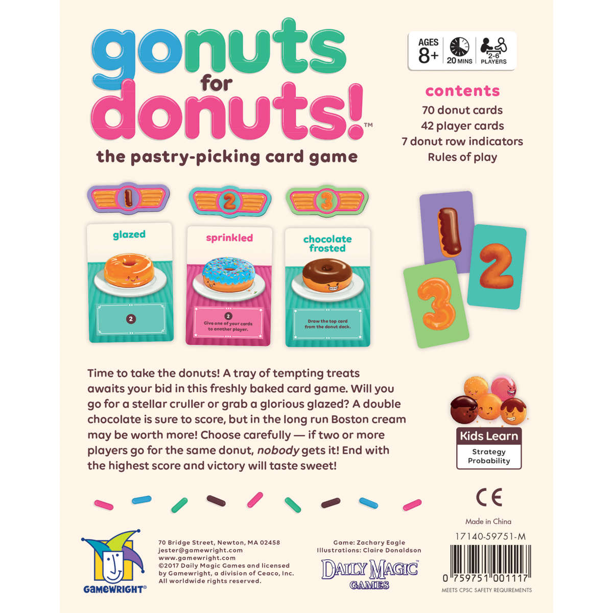 Gamewright Go Nuts For Donuts