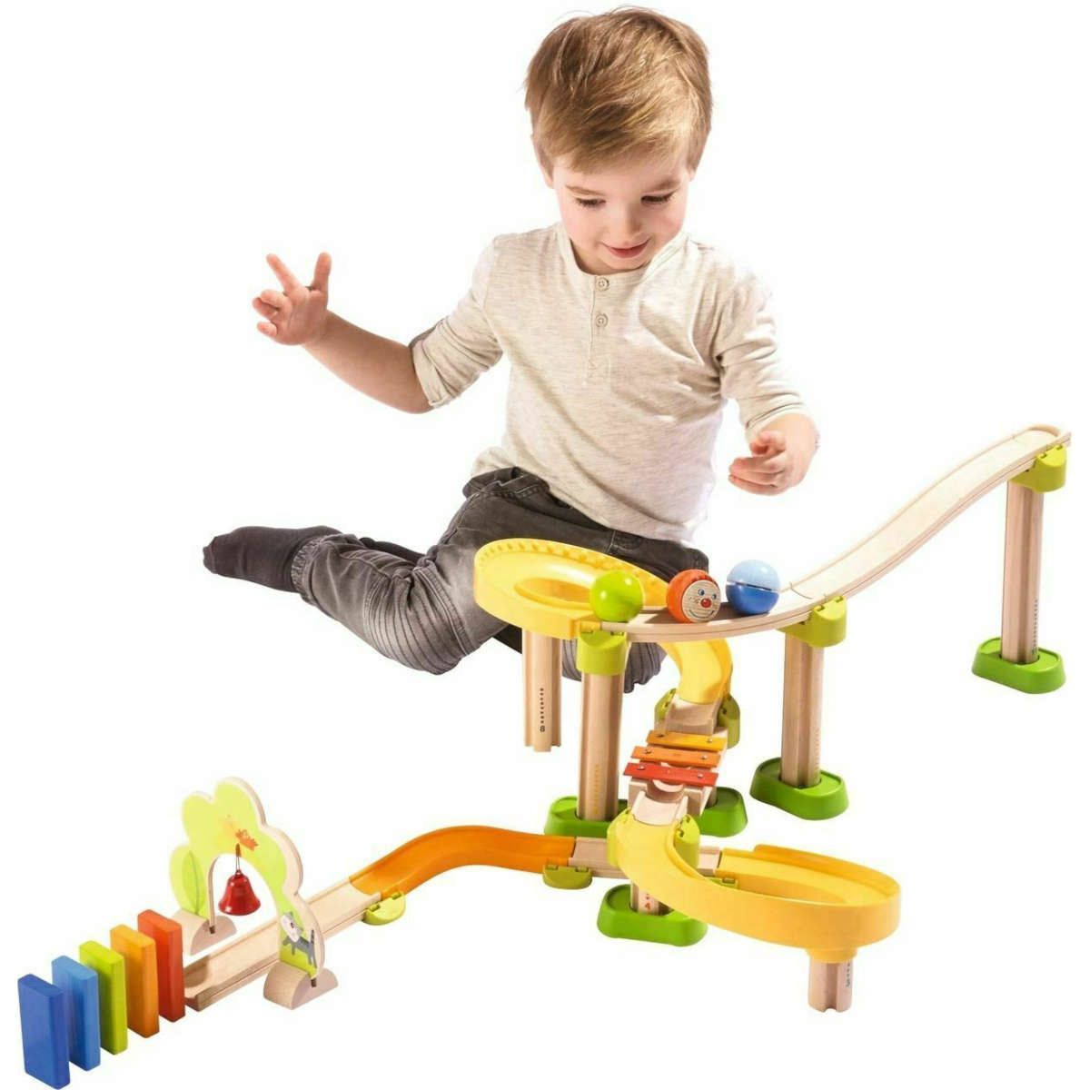 Kullerbu Sim-Sala-Kling Wooden Track Set